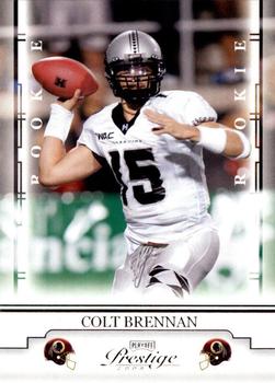 2008 Playoff Prestige #117 Colt Brennan Front