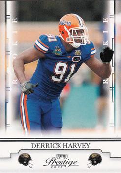 2008 Playoff Prestige #127 Derrick Harvey Front