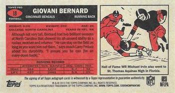 2013 Topps - 1965 Mini Rookie Autographs  #18 Giovani Bernard Back