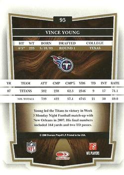 2008 Donruss Classics #95 Vince Young Back