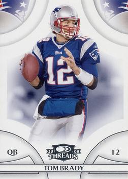 2008 Donruss Threads #23 Tom Brady Front