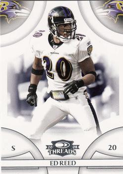 2008 Donruss Threads #98 Ed Reed Front