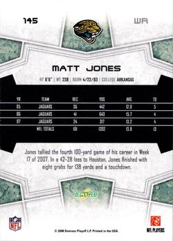 2008 Score Select #145 Matt Jones Back