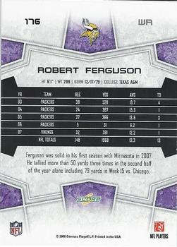2008 Score Select #176 Robert Ferguson Back