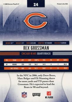 2008 Playoff Absolute Memorabilia #24 Rex Grossman Back