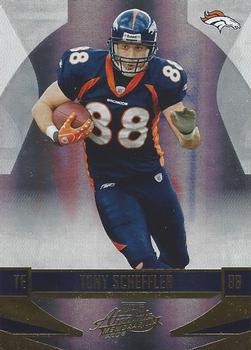 2008 Playoff Absolute Memorabilia #48 Tony Scheffler Front