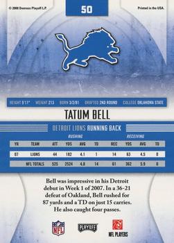 2008 Playoff Absolute Memorabilia #50 Tatum Bell Back
