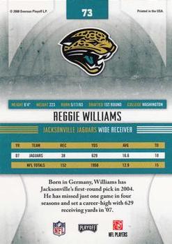 2008 Playoff Absolute Memorabilia #73 Reggie Williams Back