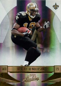 2008 Playoff Absolute Memorabilia #95 Devery Henderson Front