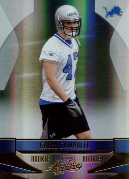 2008 Playoff Absolute Memorabilia #163 Caleb Campbell Front