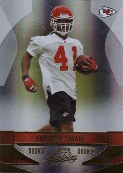 2008 Playoff Absolute Memorabilia #172 Dantrell Savage Front