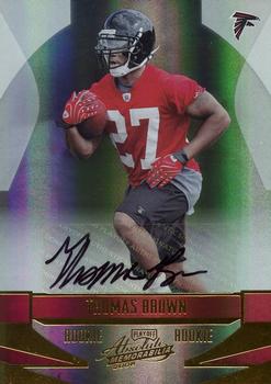 2008 Playoff Absolute Memorabilia #242 Thomas Brown Front