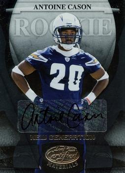 2008 Leaf Certified Materials #153 Antoine Cason Front