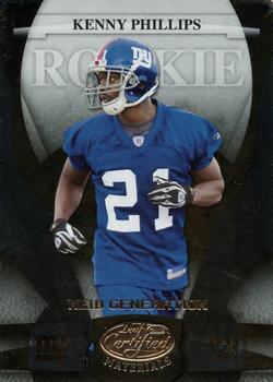 2008 Leaf Certified Materials #177 Kenny Phillips Front