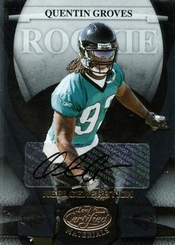 2008 Leaf Certified Materials #189 Quentin Groves Front