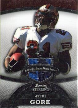 2008 Bowman Sterling #70 Frank Gore Front