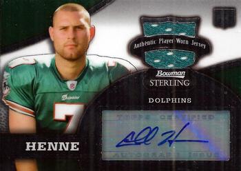 2008 Bowman Sterling #147 Chad Henne Front