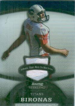 2008 Bowman Sterling #84 Rob Bironas Front