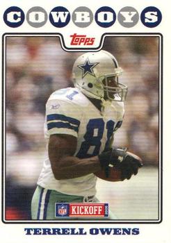 2008 Topps Kickoff #7 Terrell Owens Front