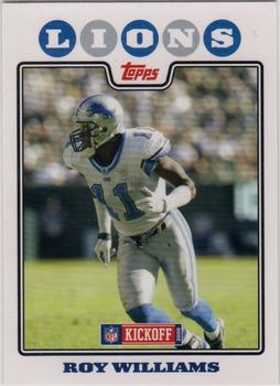 2008 Topps Kickoff #28 Roy Williams Front