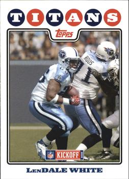 2008 Topps Kickoff #77 LenDale White Front