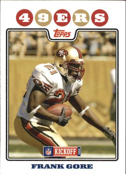 2008 Topps Kickoff #117 Frank Gore Front