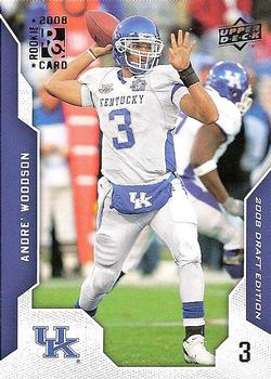2008 Upper Deck Draft Edition #4 Andre Woodson Front