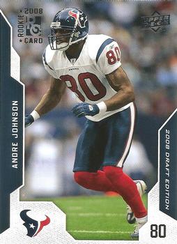 2008 Upper Deck Draft Edition #143 Andre Johnson Front