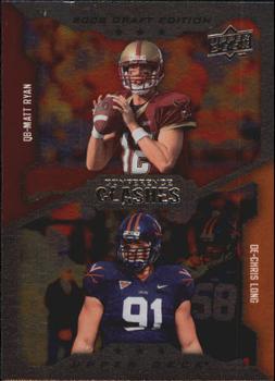 2008 Upper Deck Draft Edition #248 Chris Long / Matt Ryan Front