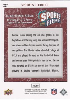 2008 Upper Deck Heroes #267 Jackie Joyner-Kersee Back