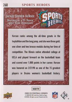 2008 Upper Deck Heroes #268 Jackie Joyner-Kersee Back