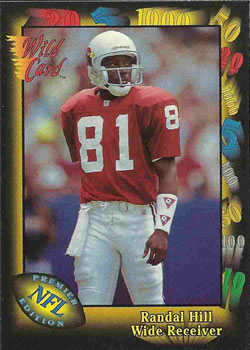 1991 Wild Card #18 Randal Hill Front