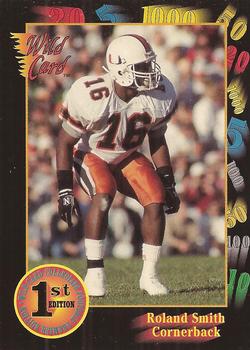 1991 Wild Card Draft #12 Roland Smith Front
