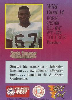 1991 Wild Card Draft #14 Scott Conover Back