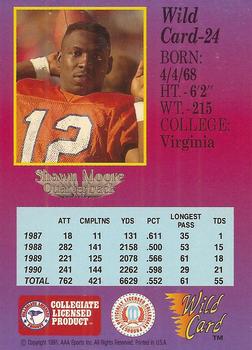 1991 Wild Card Draft #24 Shawn Moore Back