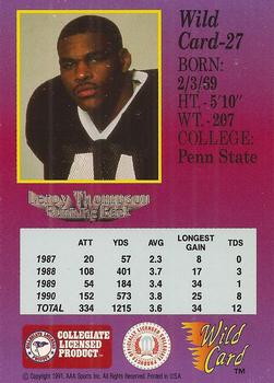 1991 Wild Card Draft #27 Leroy Thompson Back