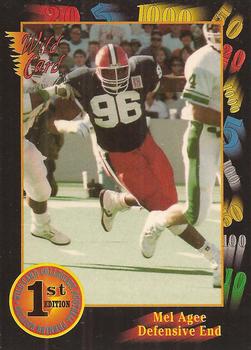 1991 Wild Card Draft #29 Mel Agee Front