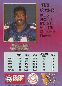 1991 Wild Card Draft #48 Ernie Mills Back