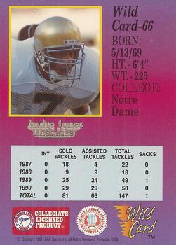 1991 Wild Card Draft #66 Andre Jones Back