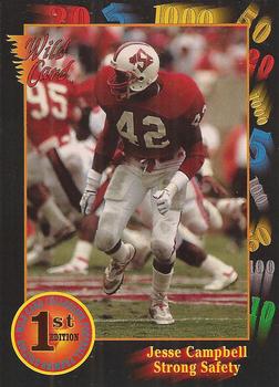 1991 Wild Card Draft #86 Jesse Campbell Front