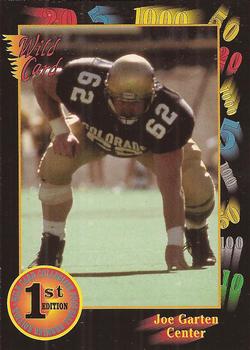 1991 Wild Card Draft #108 Joe Garten Front