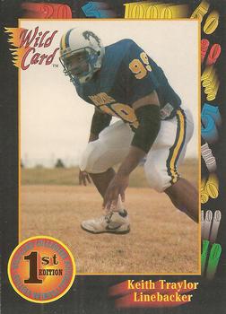 1991 Wild Card Draft #149 Keith Traylor Front