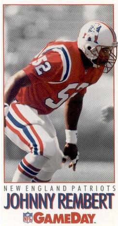 1992 GameDay #149 Johnny Rembert Front