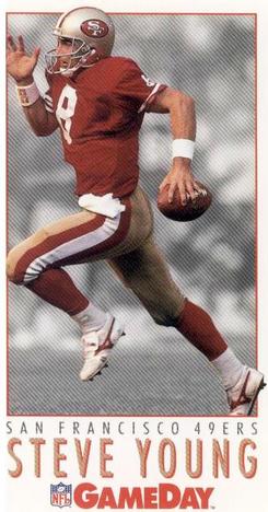 1992 GameDay #220 Steve Young Front