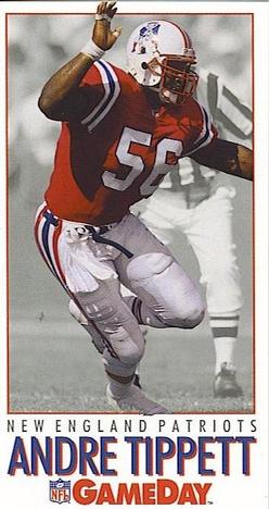 1992 GameDay #22 Andre Tippett Front
