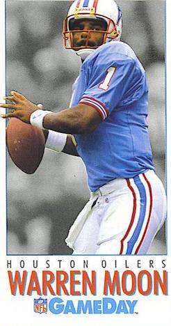 1992 GameDay #27 Warren Moon Front