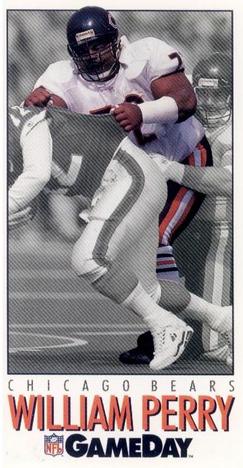 1992 GameDay #283 William Perry Front