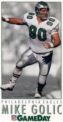 1992 GameDay #328 Mike Golic Front
