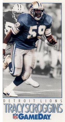 1992 GameDay #47 Tracy Scroggins Front