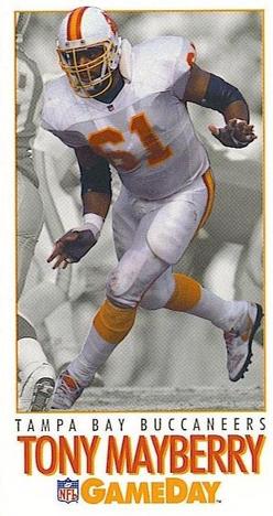 1992 GameDay #61 Tony Mayberry Front